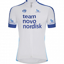 Веломайка короткий рукав Nalini Team Novo Nordisk (white-blue)
