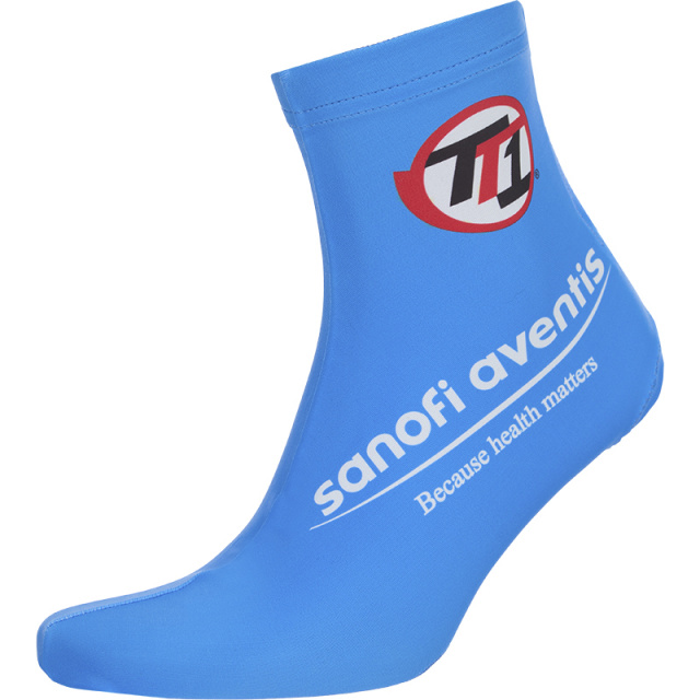 De Marchi Team Sanofi Aventis TT1 Shoe Covers (blue)