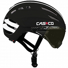 Велокаска Casco Speedairo Black-White (vautron visor)