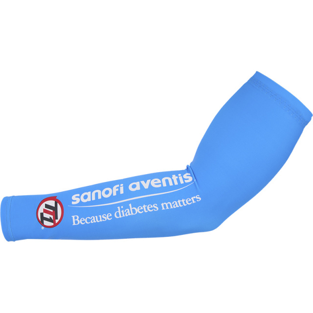 De Marchi Team Sanofi Aventis TT1 Light Arm Warmers (blue)