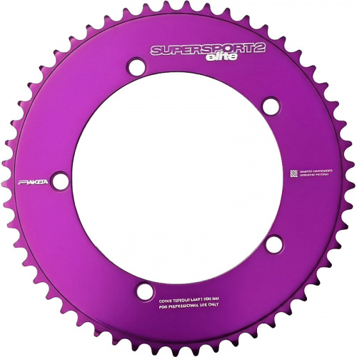 Звезда передняя трек Raketa Supersport 2 Elite BCD 144x5 1/8" (purple)