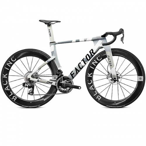 Велосипед шоссе Factor One Sram Red eTap AXS 2x12sp Power Black Ink Sixty Two (Nimbus Grey)