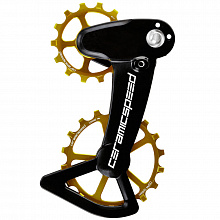 Ролики заднего переключателя с лапкой CeramicSpeed OSPW X Shimano XT/XTR 12s (gold)