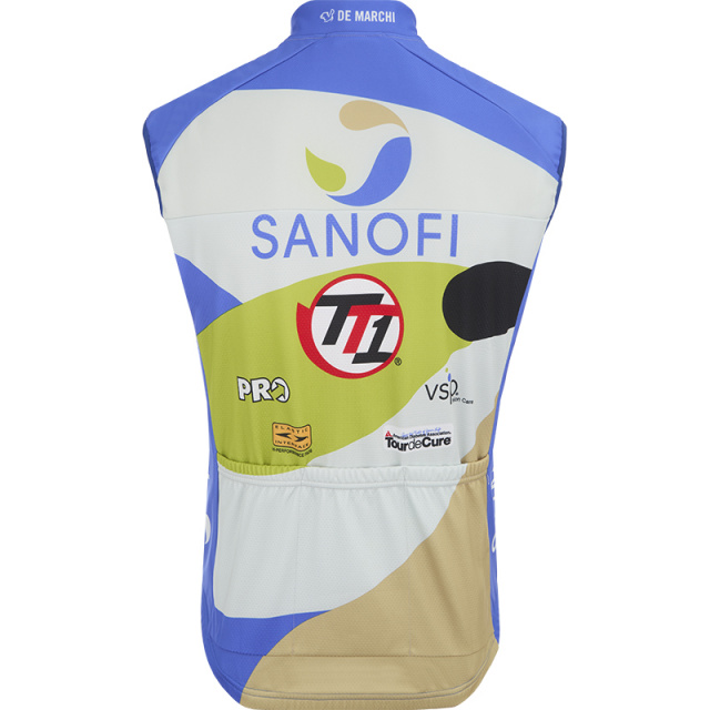 De Marchi Team Sanofi TT1 Winter Devo Vest (white-blue)_1