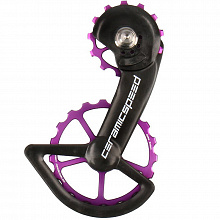 Ролики заднего переключателя с лапкой CeramicSpeed OSPW Shimano R9100/R9150/R8000 Coated (purple)