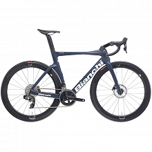 Велосипед шоссе Bianchi Oltre Comp Shimano 105 Di2 Disc 12sp (matte blue grey - white)