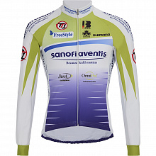 Веломайка длинный рукав Biemme Team Sanofi Aventis TT1 (green-violet)