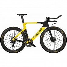 Велосипед шоссе Wilier Turbine Crono Ultegra Di2 Disc Cosmic Elite (black-yellow) / 2019