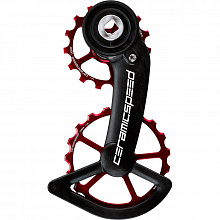 Ролики заднего переключателя с лапкой CeramicSpeed OSPW Sram Red/Force AXS Coated (red)