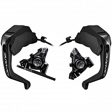 Шифтер-Тормозная ручка + Тормоз Shimano Dura-Ace Di2 ST-R9180 + BR-R9270 для TT 2x11/12sp (лев+прав)