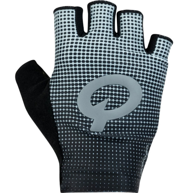 Велоперчатки-Prologo-Blend-Short-Fingers-Gloves--Черный-Белый-(L)