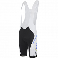 Велотрусы с лямками De Marchi Team Sanofi TT1 (black-white-blue)