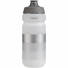 Фляга 650мл Topeak Water Bottle (white-silver)