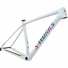 Рама MTB Specialized S-Works Epic Hardtail (белый-розовый)