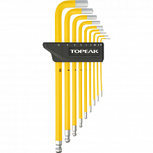 Набор шестигранников Topeak DuoHex Wrench Set DX 9 шт. 1.5/2/2.5/3/4/5/6/8/10mm