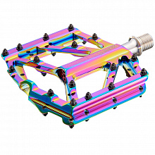 Педали MTB Supacaz PD-11 Orbitron CNC Alloy (oil slick)