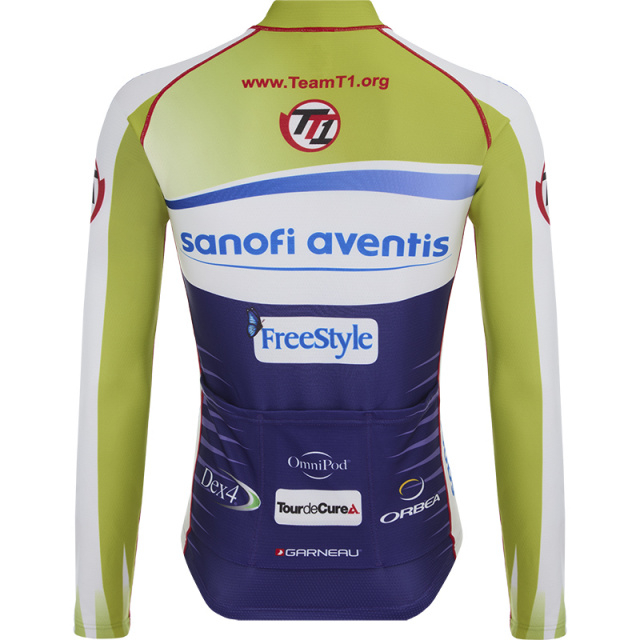 Louis Garneau Team Sanofi Aventis TT1 (green-violet)_2