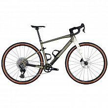 Велосипед гравел BMC URS 01 TWO Sram Rival eTap AXS mix Eagle 1x12 (metallic green - pearl white)