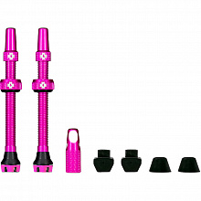 Ниппель для бескамерной резины Muc-Off Tubeless Valves V2 2шт. 60мм (pink)