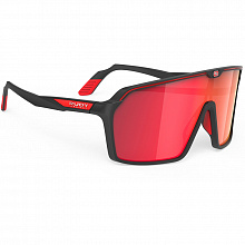 Очки Rudy Project Spinshield black matte / multilaser red