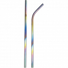 Набор коктельных трубочек Silca Titanium Straws Set (2шт)