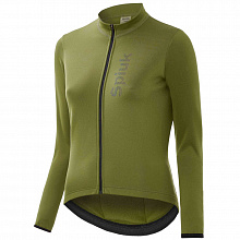 Веломайка длинный рукав Spiuk Women's Anatomic Winter Jersey (khaki)