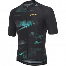 Веломайка короткий рукав Spiuk Helios Jersey (black-turquoise)