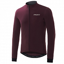 Веломайка длинный рукав Spiuk Profit Cold&Rain Jersey (granate)