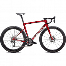 Велосипед шоссе Specialized S-Works Tarmac SL8 Dura-Ace Di2 (Gloss Red Sky - Metallic White)