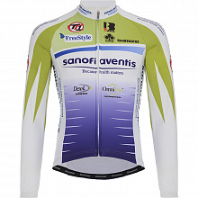 Велокуртка Biemme Team Sanofi Aventis TT1 Light Jacket (green-violet)