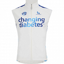 Веложилет Nalini Team Novo Nordisk Changing Diabetes Winter Devo Vest (white-blue)