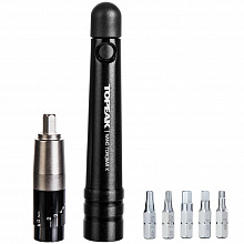 Ключ динамометрический Topeak Nano TorqBar X 2-6Nm с набором бит