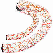 Обмотка руля Supacaz BT-209 Super Sticky Kush Splat 2,5мм (neon orange white)