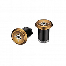 Заглушки в руль Ciclovation Vortex Lock-in Bar End Plugs (Bronze)