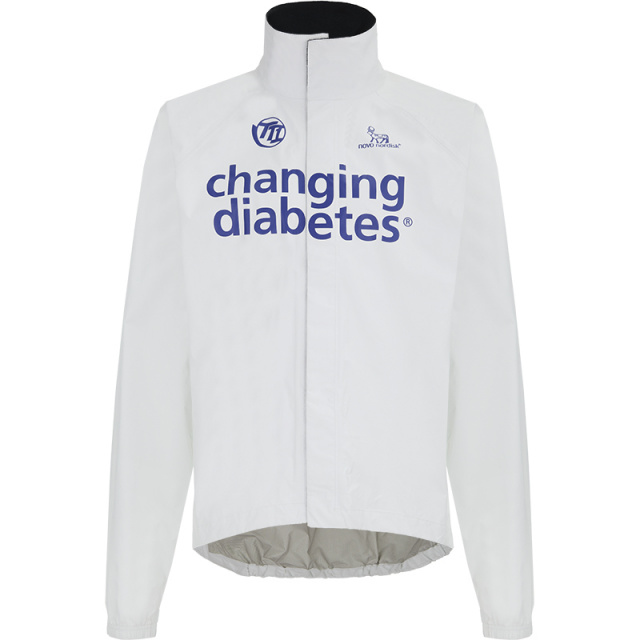 Nalini Team Novo Nordisk Changing Diabetes Rain Jacket (white)