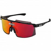 Очки Scicon Aerowatt Foza black gloss / multimirror red