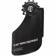 Ролики заднего переключателя с лапкой CeramicSpeed OSPW Aero Shimano R9250/R8150 12sp Coated (black)