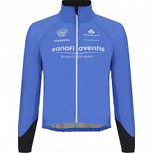 Велокуртка De Marchi Team Sanofi Aventis TT1 Rain Jacket (blue)