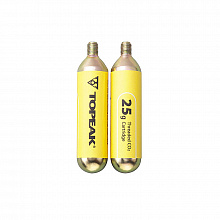 Картридж CO2 резьбовой Topeak 25G Threaded CO2 Cartridge 2шт. для 29er