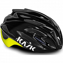 Велокаска Kask Rapido (black-yellow fluo)
