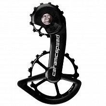 Ролики заднего переключателя с лапкой CeramicSpeed OSPW Shimano R9100/8000 (black)