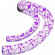 Обмотка руля Supacaz BT-208 Super Sticky Kush Splat 2,5мм (neon purple white)