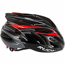 Велокаска Rudy Project Rush (black-red fluo shiny)
