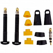 Ниппель для бескамерной резины Barbieri Tubeless Carbon Presta Valve 2шт. 55мм (Black)