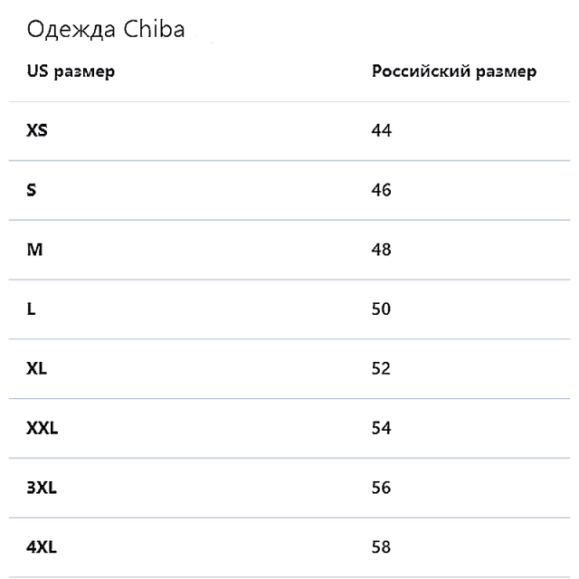 z_chiba_size_chart
