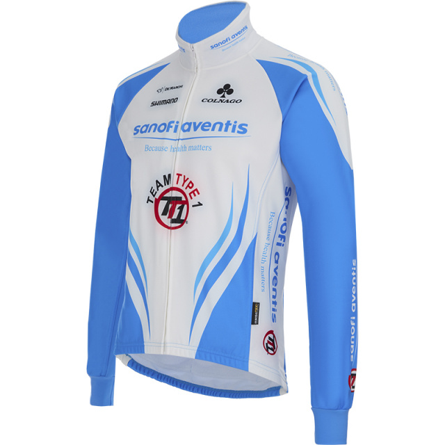 De Marchi Team Sanofi Aventis TT1 Thermo Jacket (white-blue)_1