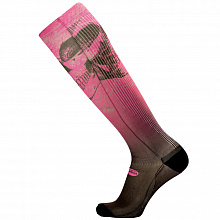Носки MB Wear Trail Running Fun Trek Long Socks (pink skull)