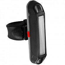 Фонарь задний RockBros Rotatable Rear Light USB 3 режима (A54BK)