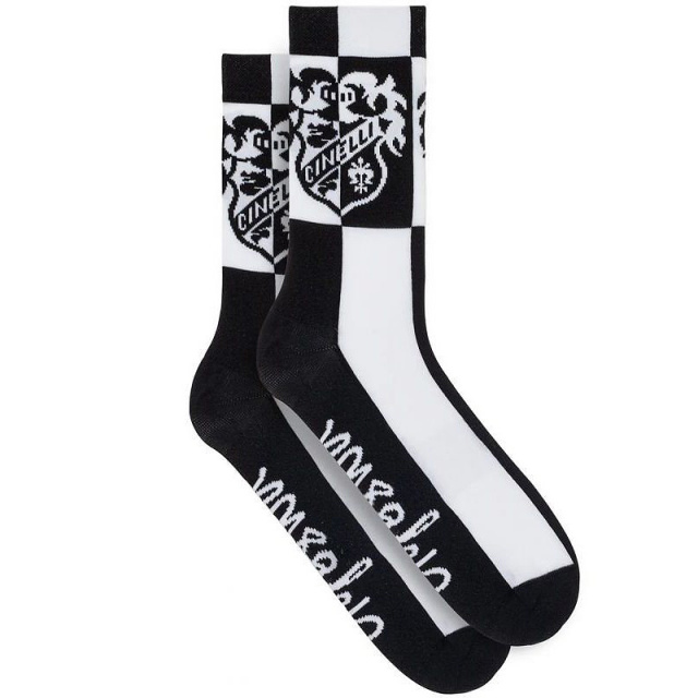 cinelli-socks-crest-black-white-pastori
