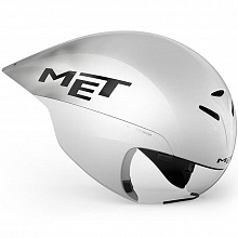 Велокаска MET Drone Wide Body II (white metallic glossy)